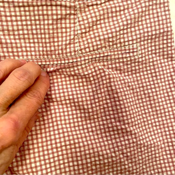 Old Navy Everyday Shorts High Waisted Pink Gingham/Pink Checked-Size 12 - Picture 9 of 9